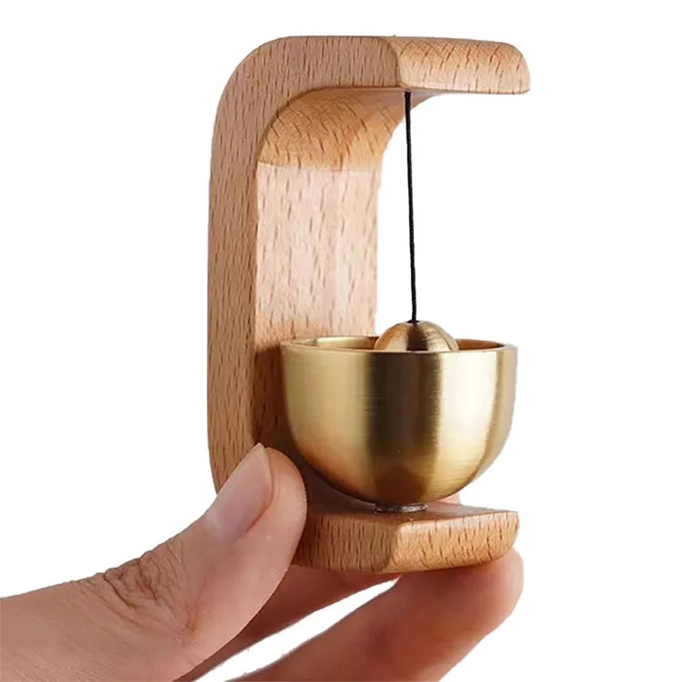 Wooden Wind Bell Door Chime – Dopamine-Inspired Minimalist Decor