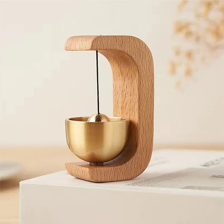 Wooden Wind Bell Door Chime – Dopamine-Inspired Minimalist Decor