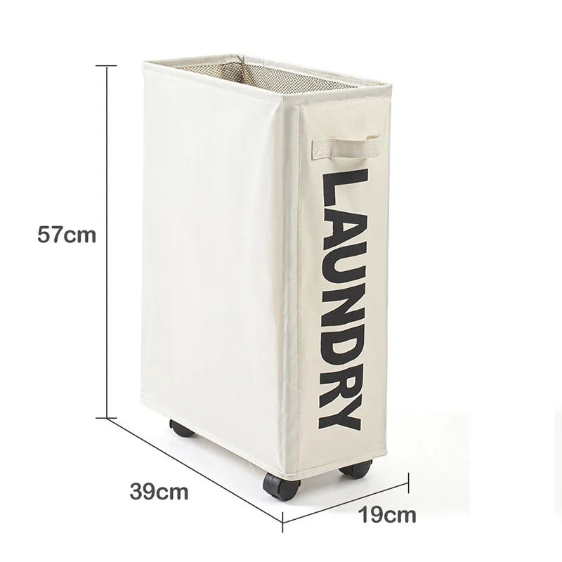 Laundry Basket with Wheels – Functional, Minimal, and Aesthetic