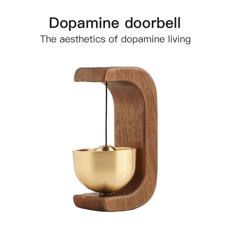 Wooden Wind Bell Door Chime – Dopamine-Inspired Minimalist Decor