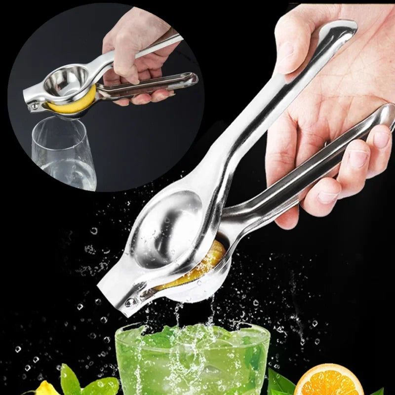 Stainless Steel Lemon Squeezer – Manual Citrus Juicer for Kitchen