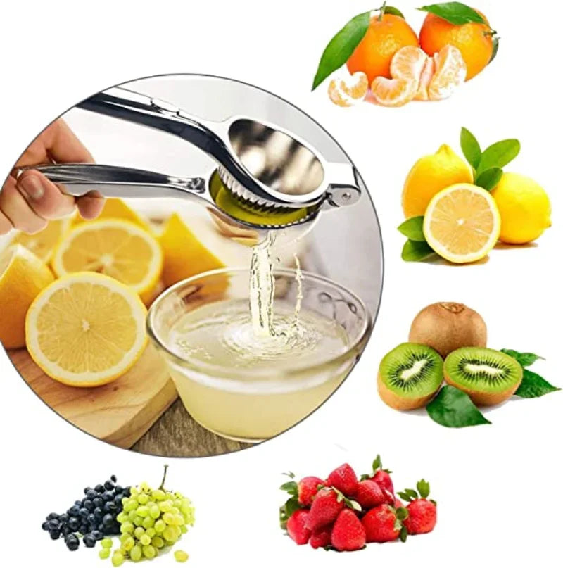 Stainless Steel Lemon Squeezer – Manual Citrus Juicer for Kitchen