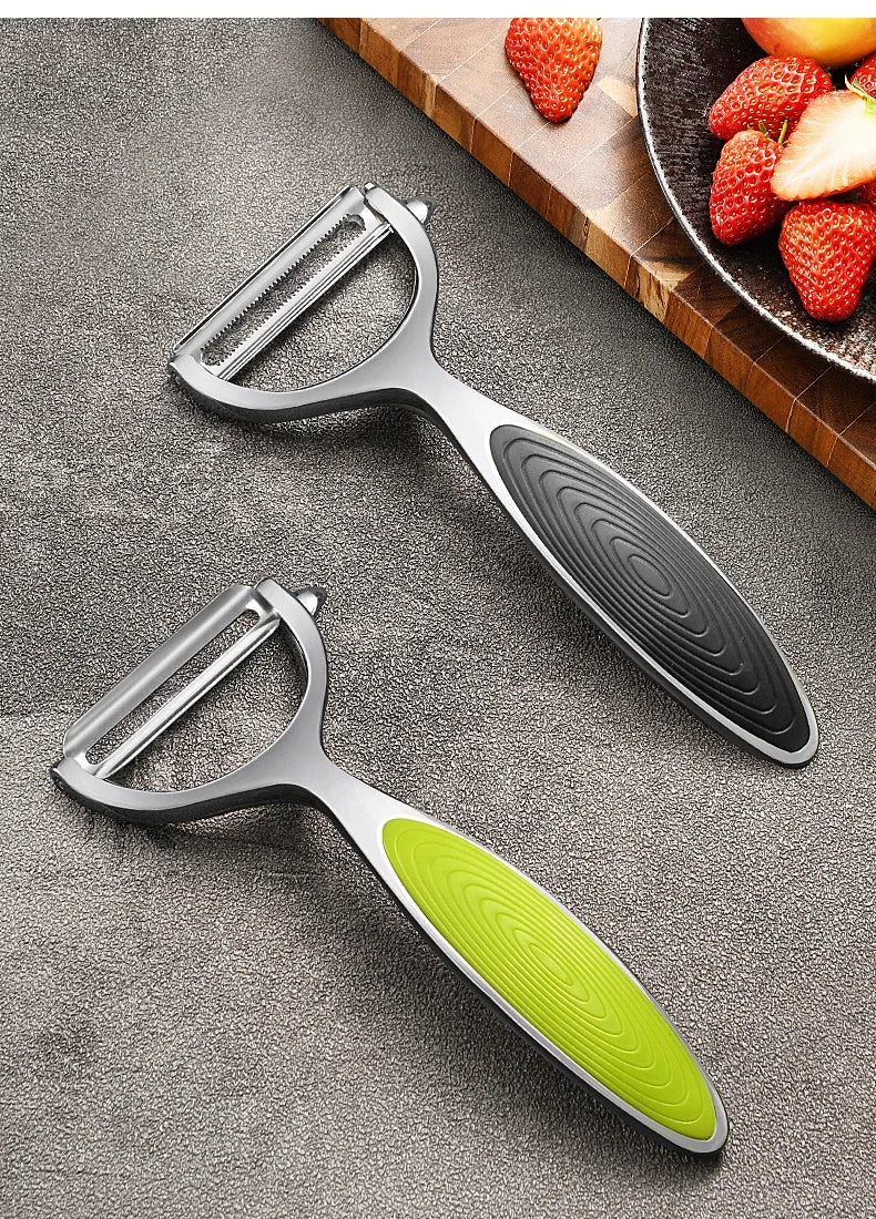 Stainless Steel Vegetable Peeler – Multi-Function Swivel Blade for Potatoes, Carrots, Fruit