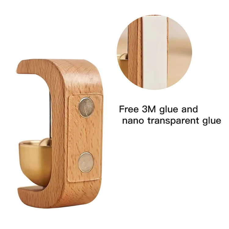 Wooden Wind Bell Door Chime – Dopamine-Inspired Minimalist Decor