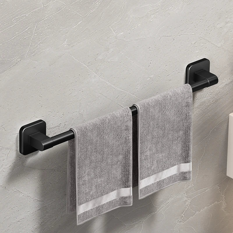 Modern Self-Adhesive Towel Rack – No-Drill Bathroom & Kitchen Organizer