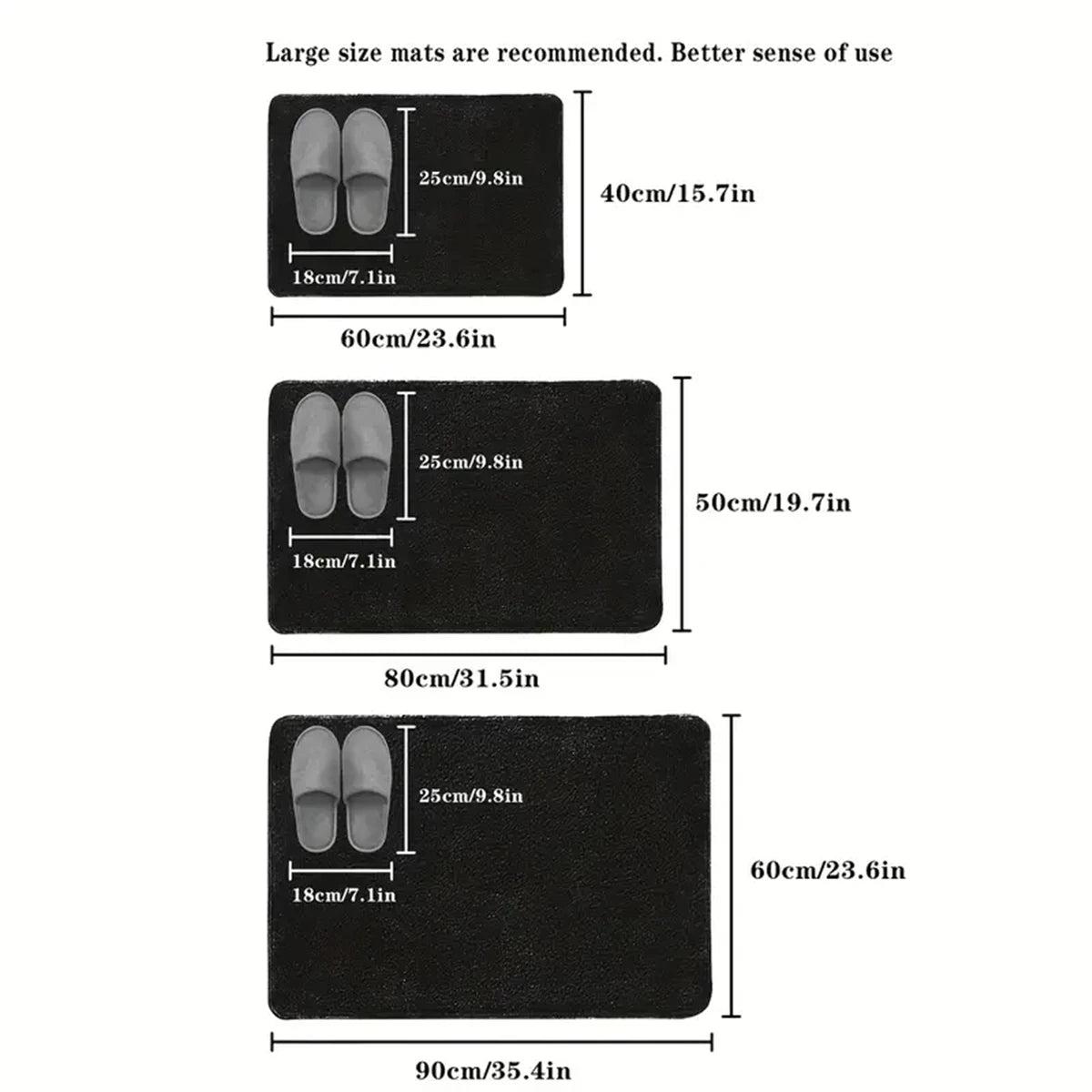 Ultra Soft Memory Foam Bathroom Mat – Non-Slip, Super Absorbent Rug for Spa-like Comfort