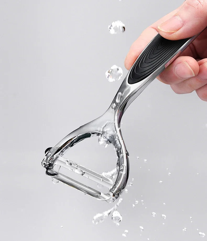 Stainless Steel Vegetable Peeler – Multi-Function Swivel Blade for Potatoes, Carrots, Fruit