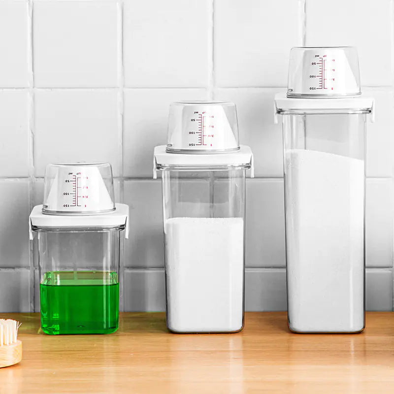 Acrylic Laundry Detergent Storage Box for Home Use