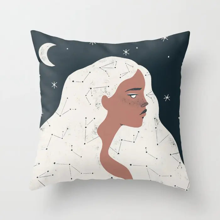 Abstract Oil Painting Pillowcase Cover