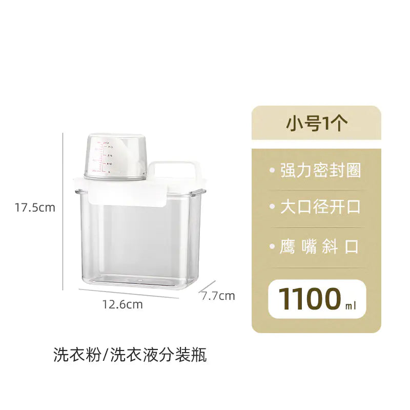 Acrylic Laundry Detergent Storage Box for Home Use