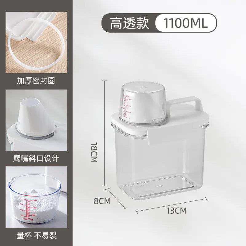 Acrylic Laundry Detergent Storage Box for Home Use