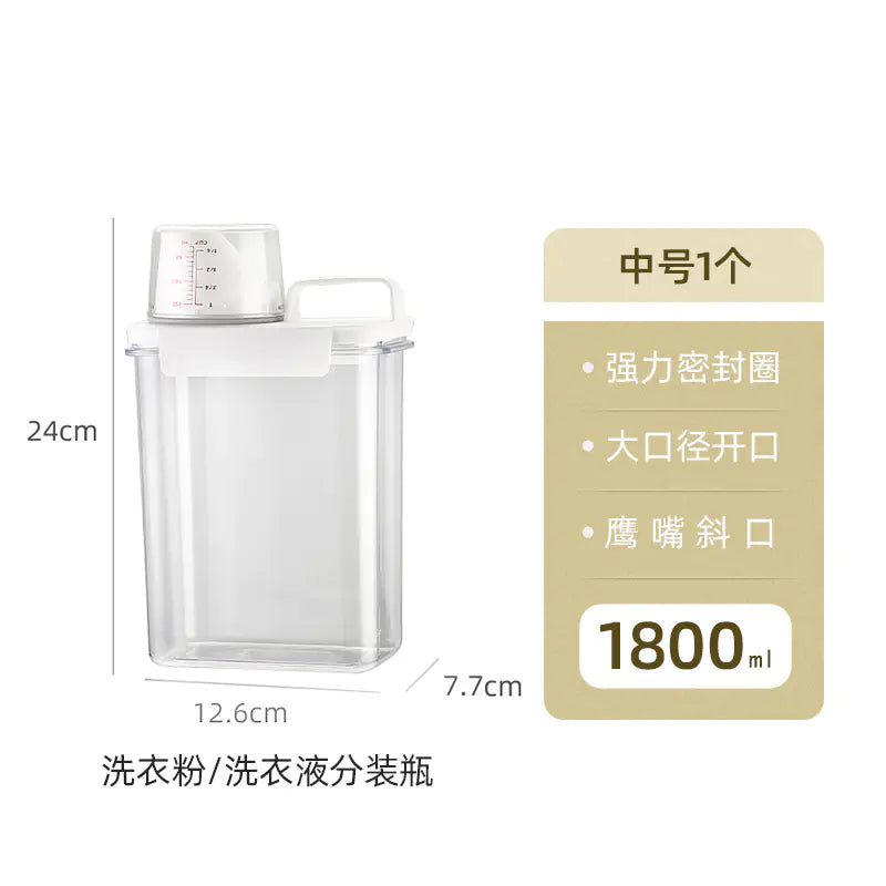 Acrylic Laundry Detergent Storage Box for Home Use