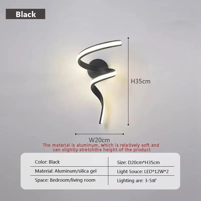 Modern LED Wall Lamp – Minimalist Indoor Lighting for Living Room & Bedroom