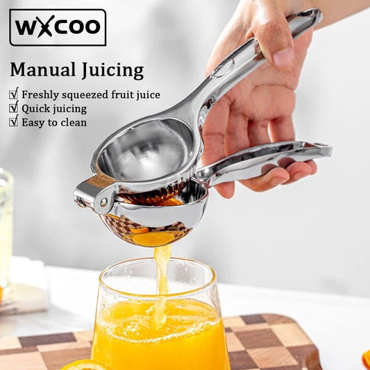 Stainless Steel Lemon Squeezer – Manual Citrus Juicer for Kitchen