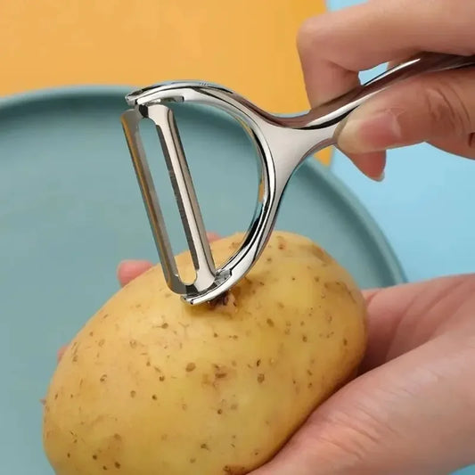 Stainless Steel Vegetable Peeler – Multi-Function Swivel Blade for Potatoes, Carrots, Fruit