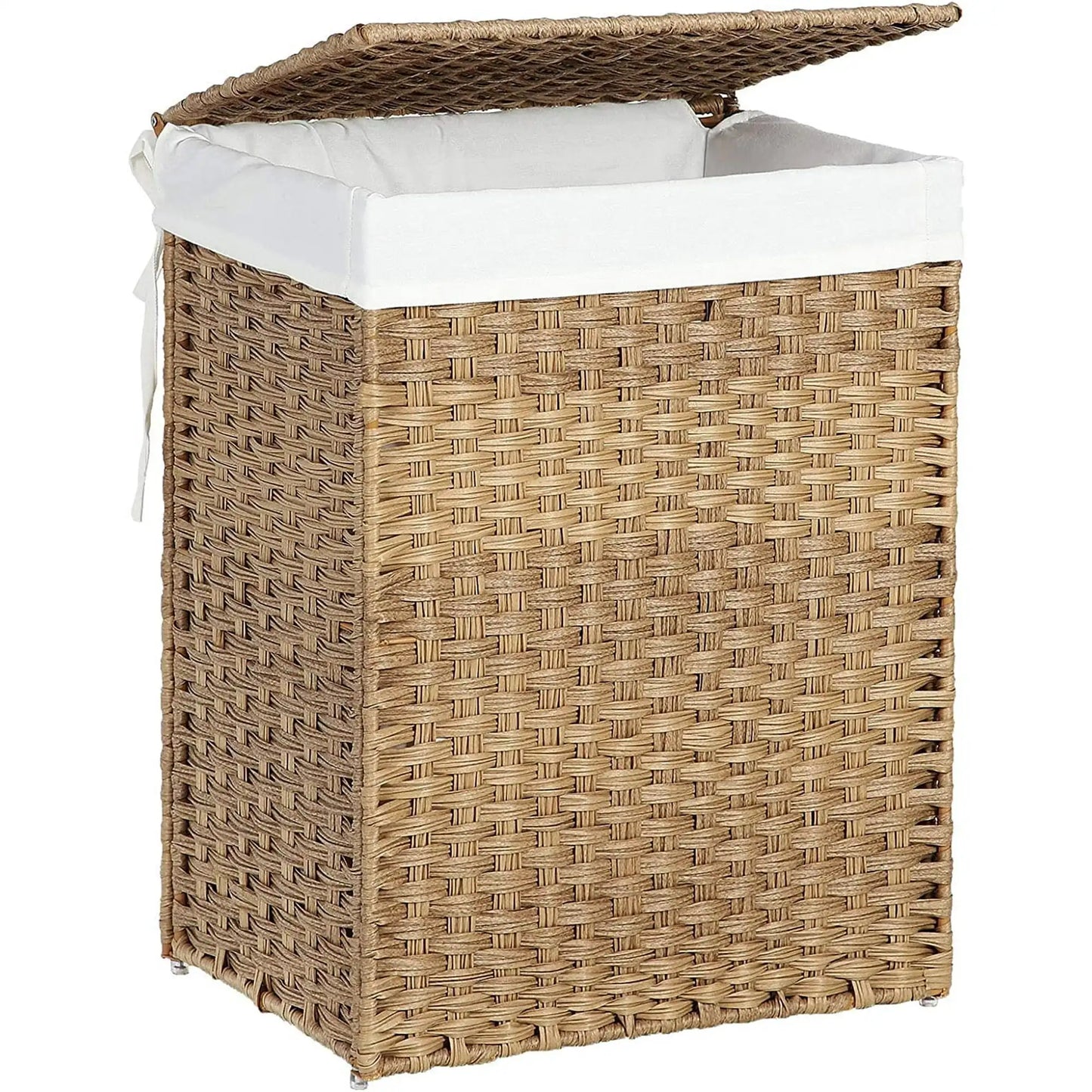 SONGMICS 23.8 Gal Natural Laundry Hamper – Spacious, Stylish, and Sustainable