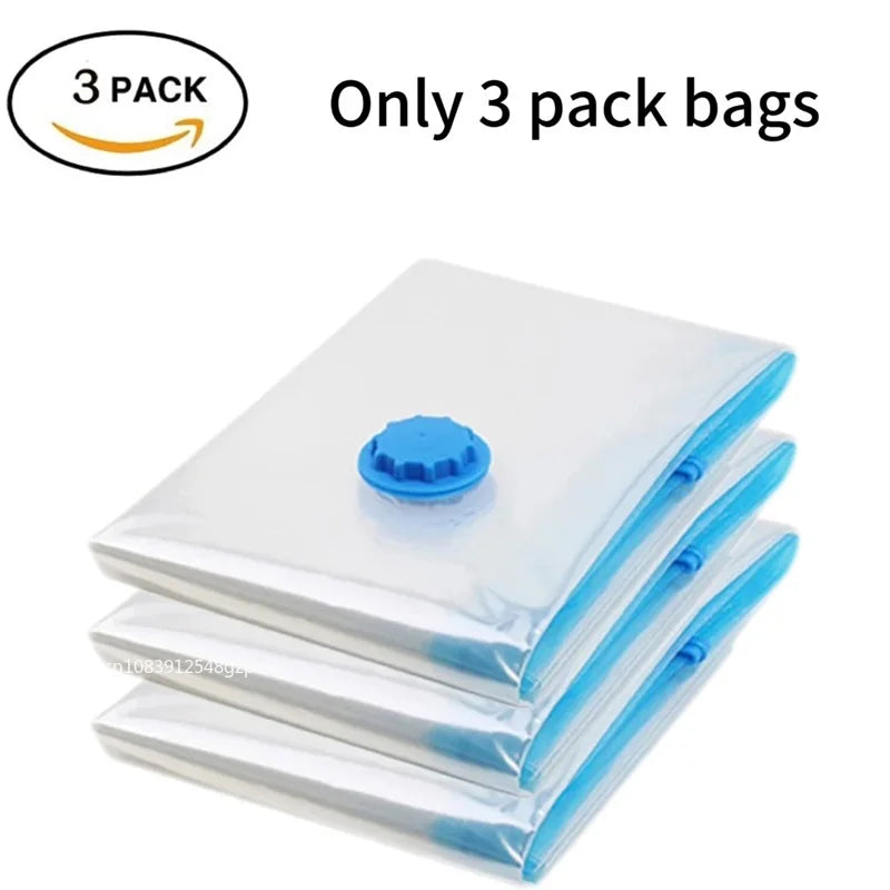 [3/5PCS] Vacuum Storage Bags – Smart Way to Store Clothes & Bedding