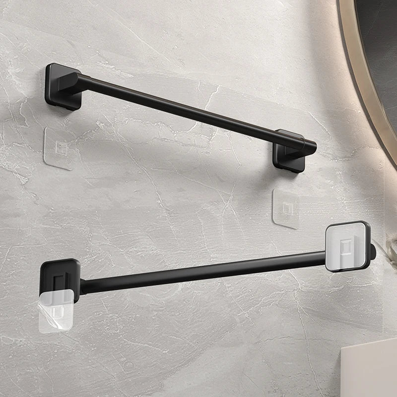 Modern Self-Adhesive Towel Rack – No-Drill Bathroom & Kitchen Organizer