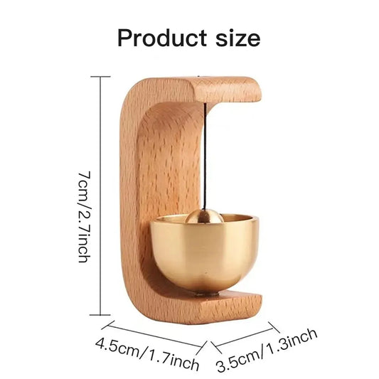 Wooden Wind Bell Door Chime – Dopamine-Inspired Minimalist Decor