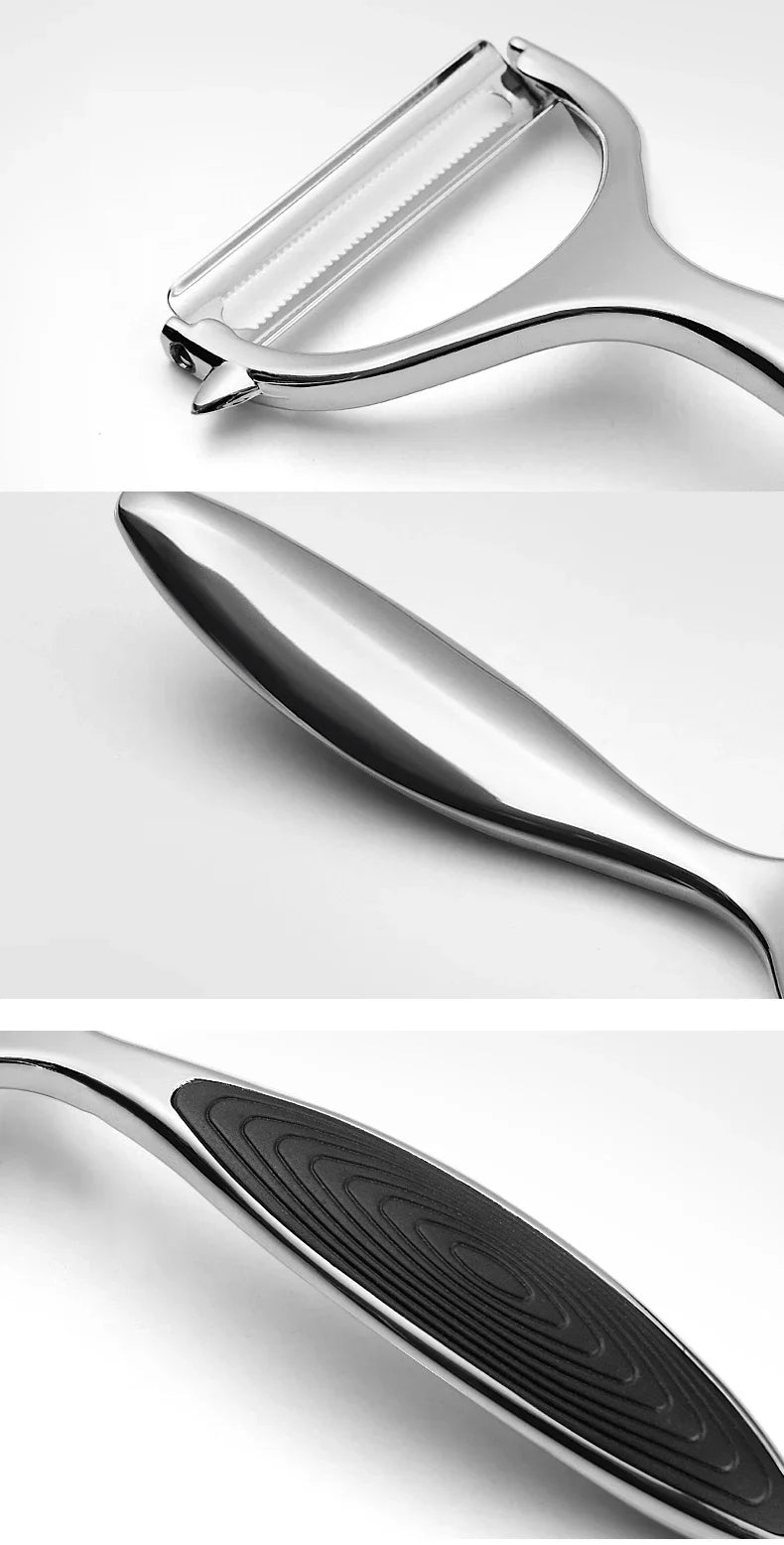Stainless Steel Vegetable Peeler – Multi-Function Swivel Blade for Potatoes, Carrots, Fruit