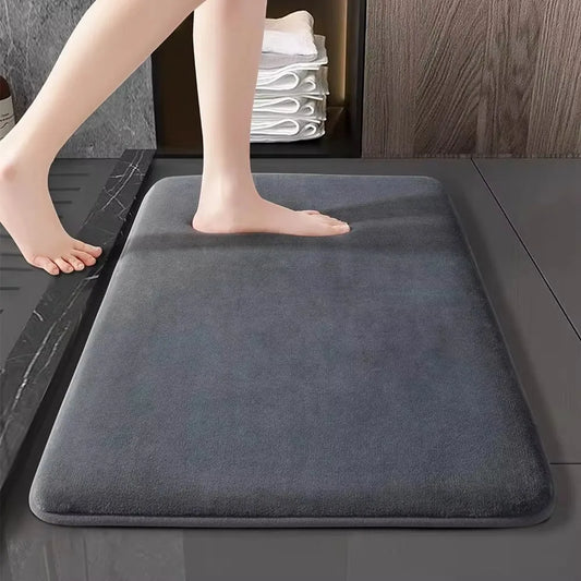 Ultra Soft Memory Foam Bathroom Mat – Non-Slip, Super Absorbent Rug for Spa-like Comfort