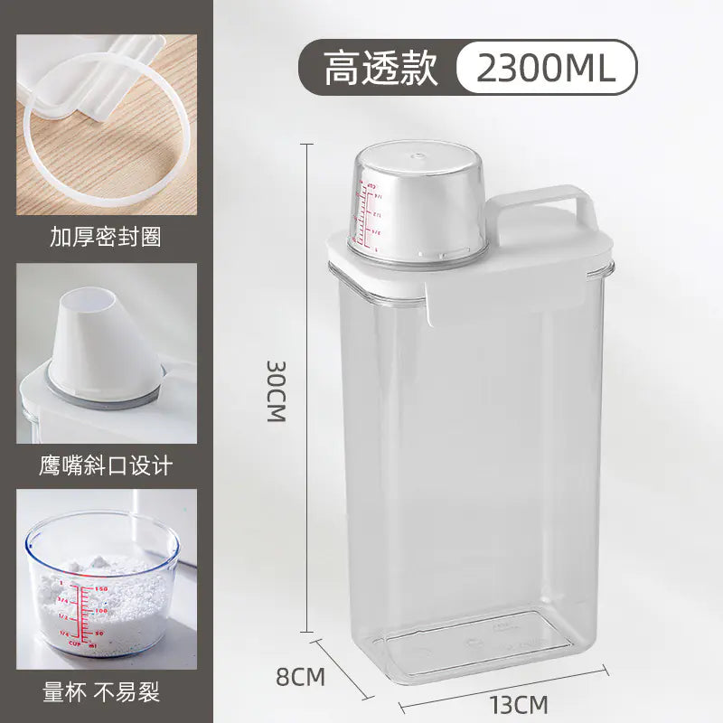 Acrylic Laundry Detergent Storage Box for Home Use