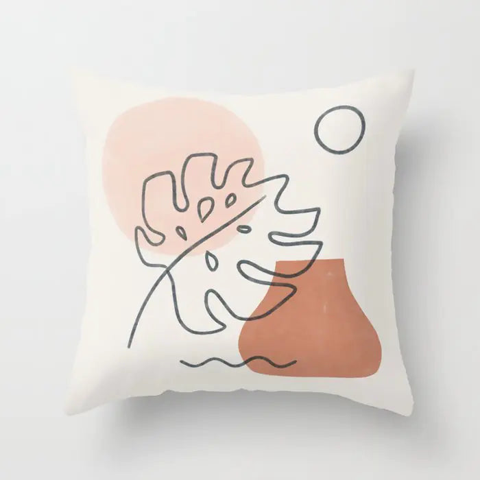 Abstract Oil Painting Pillowcase Cover