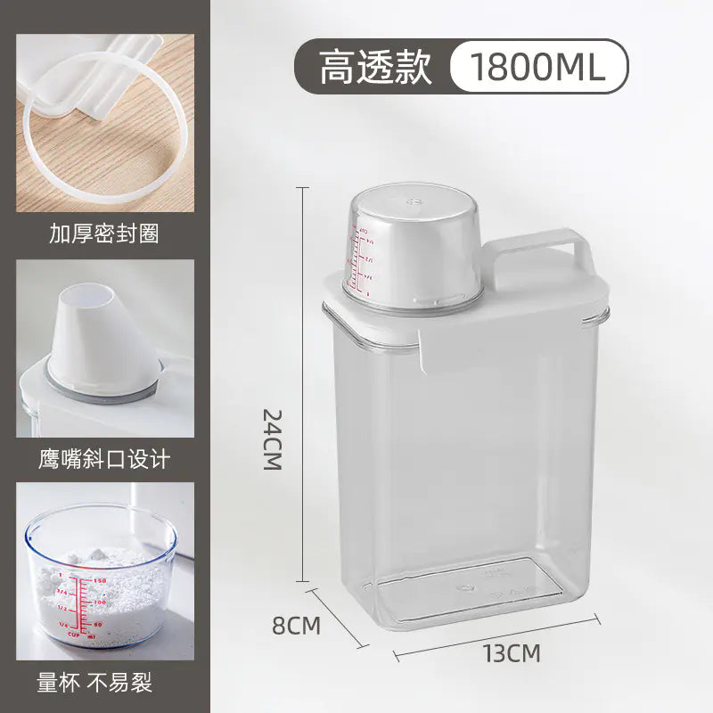 Acrylic Laundry Detergent Storage Box for Home Use