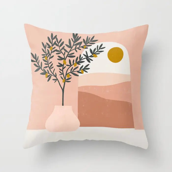 Abstract Oil Painting Pillowcase Cover