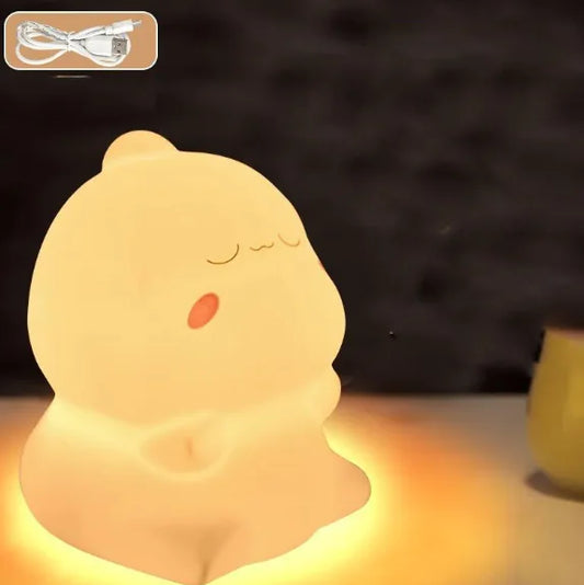 Soft Silicone Night Light for Kids – Gentle Glow & Stress-Relief Toy