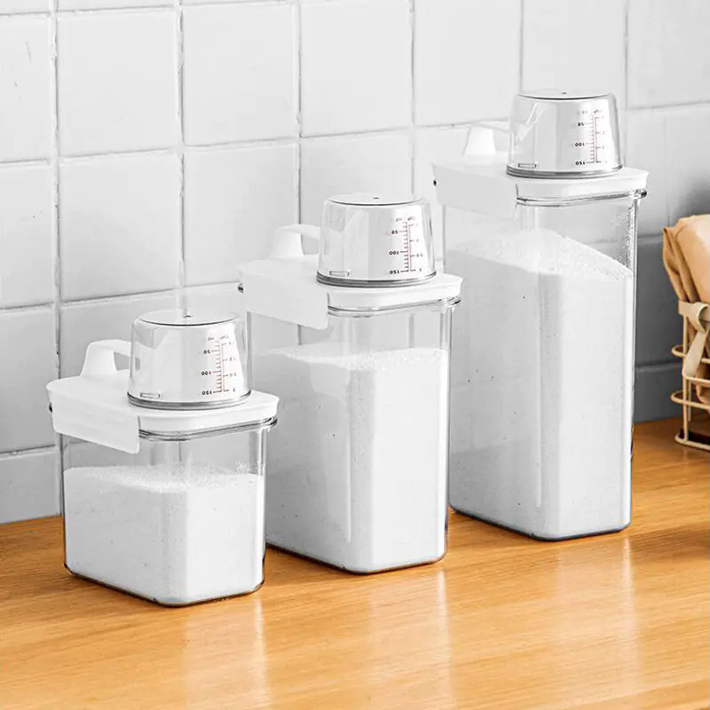 Acrylic Laundry Detergent Storage Box for Home Use